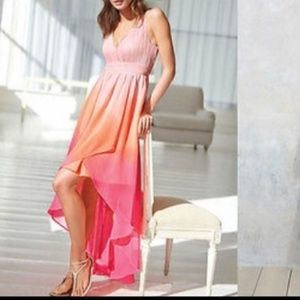 Ombré chiffon Victoria secret dress size 10